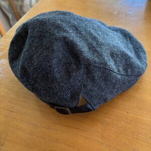 Always Eleven Satin Lined Newsboy Hat with Adjustable Straps (S/Med 57 cm)(Grey)